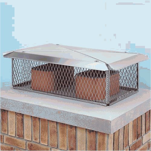 17'' x 29'' Gelco Stainless Steel Multi-Flue Chimney Cap