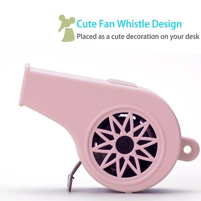 Veesee Portable Mini USB Fan with Two Wind Speed for Home Office Outdoor Green N17