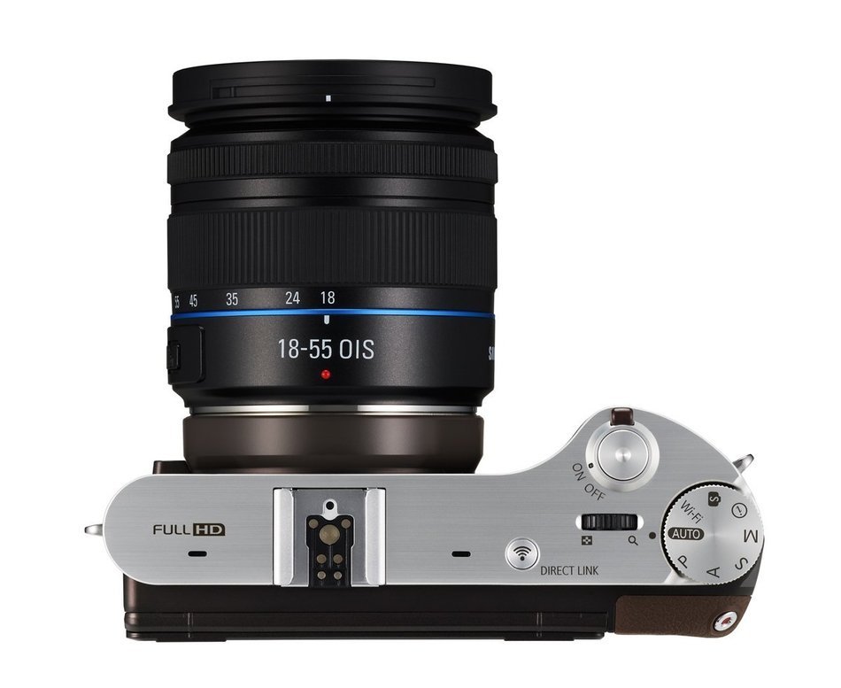 Samsung NX300M 20.3MP CMOS Smart WiFi & NFC Mirrorless Digital Camera with 18-55mm Lens and 3.3" AMOLED Touch... N6