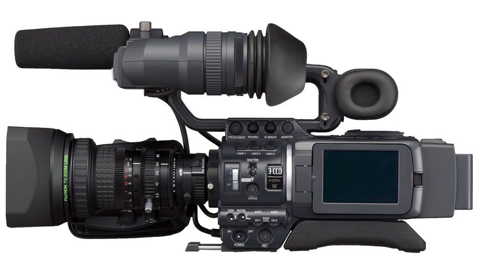 JVC GY-HD110U High Definition 3-CCD MiniDV Professional Camcorder with 16x ProHD Fujinon Lens (Discontinued by... N2