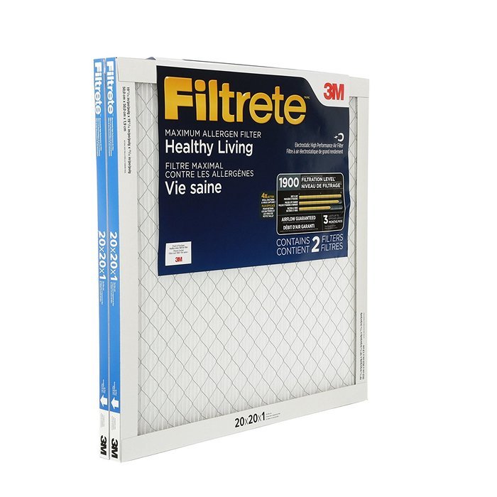 Filtrete Healthy Living Ultimate Allergen Reduction Filter, MPR 1900, 14 x 24 x 1-Inches, 6-Pack N19