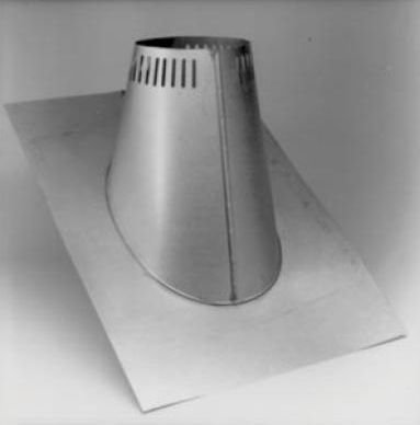 Chimney 77667 6 in. SuperPro All-Fuel Steep-Pitch Roof Flashing with Storm Collar for Chimney Pipes