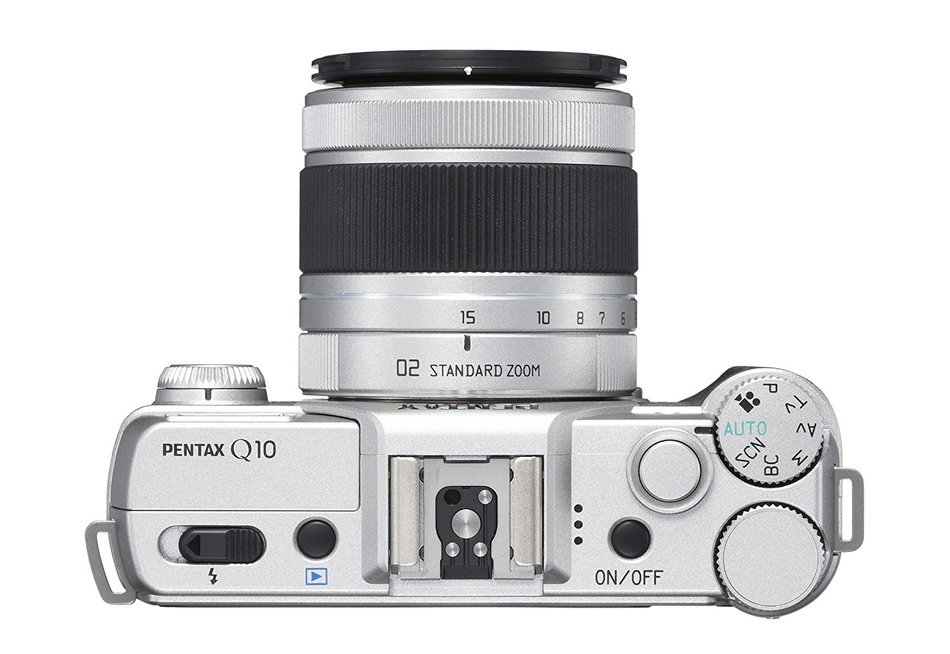 Pentax Q10 Mirrorless Digital Camera with 3-Inch LCD zoom lens kit 12.4MP (RED) (OLD MODEL) N5