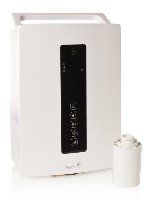 Digital Humidifier with LED Display Ultrasonic Cool & Warm Mist with Digital Humidity, Mist Level Control & Timer... N4