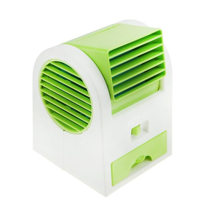 Greenery Portable Office Home Outdoor Travel Use Drawer Style Perfumes Smell Desktop Bladeless Mini Fan Air Conditioner... N12