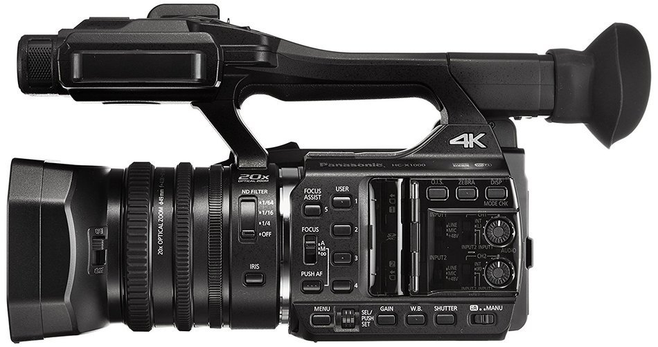 Panasonic HC-X1000 1080p 4K Ultra High Definition Camcorder - Bundle with Camcorder Case, 32GB Claas 10 SDHC Card... N2