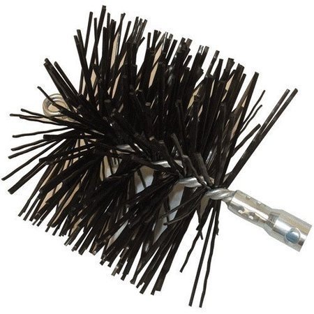 Rutland MST-6 6 in. Diameter Round Master Sweep Round Wire Brush Head With Tlc Torque Lock Connector
