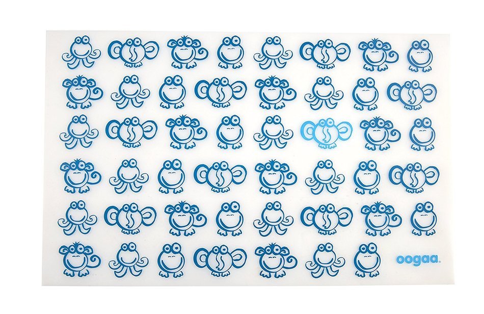 oogaa Silicone Placemat, Blue N6