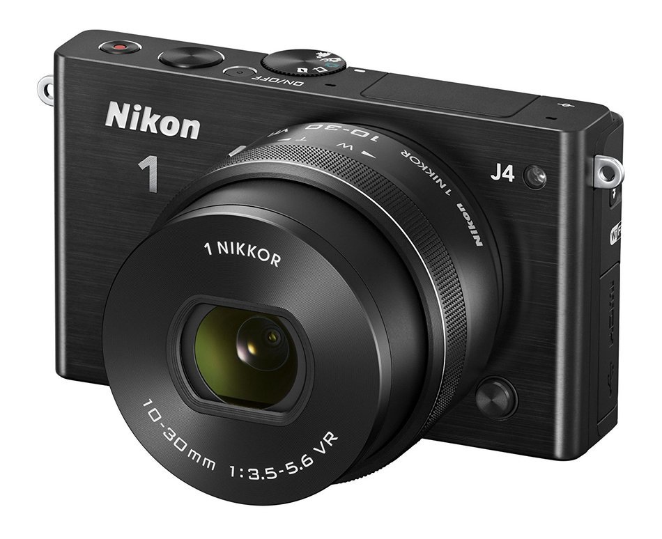Nikon 1 J4 Digital Camera with 1 NIKKOR 10-100mm f/4.0-5.6 VR Lens (White) (Discontinued by Manufacturer) N19