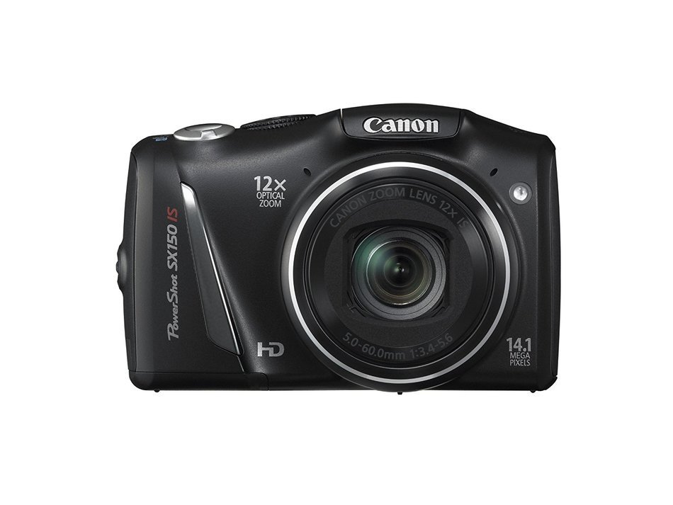 Canon PowerShot SX150 IS 14.1 MP Digital Camera with 12x Wide-Angle Optical Image Stabilized Zoom with 3.0-Inch...