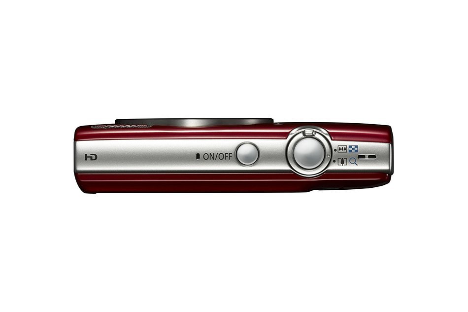 Canon PowerShot ELPH 180 (Red) with 20.0 MP CCD Sensor and 8x Optical Zoom N3