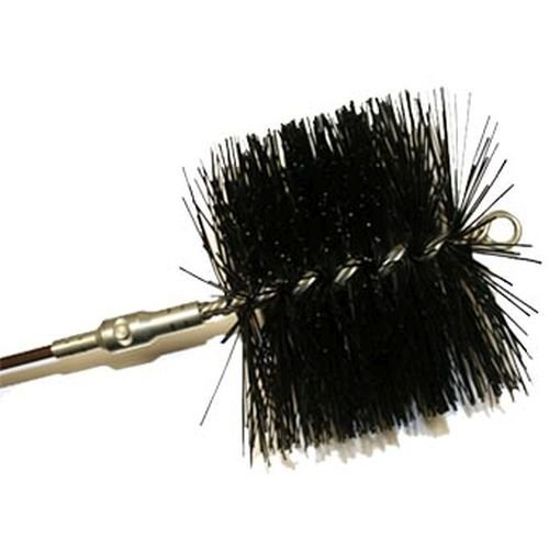 Rutland MST-6 6 in. Diameter Round Master Sweep Round Wire Brush Head With Tlc Torque Lock Connector N2