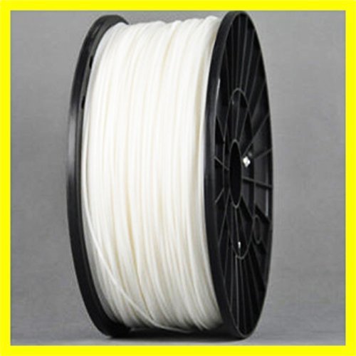 HATCHBOX 3D ABS-1KG1.75-WHT ABS 3D Printer Filament, Dimensional Accuracy +/- 0.05 mm, 1 kg Spool, 1.75 mm, White...