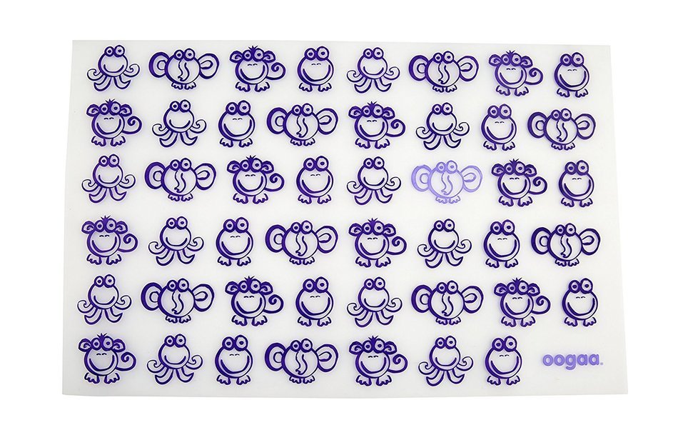 oogaa Silicone Placemat, Blue N12