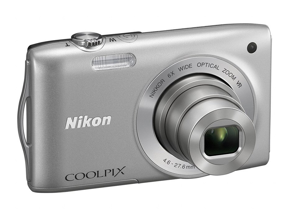 Nikon Coolpix S3300 16 Megapixel Digital Camera - Silver