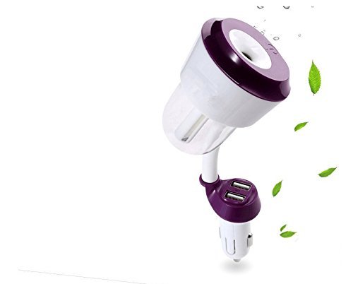 Ban OEC Car Humidifier, Dual USB Charger Port Essential Oil Aroma Diffuser, Portable Ultrasonic Mini Cool Mist... N7