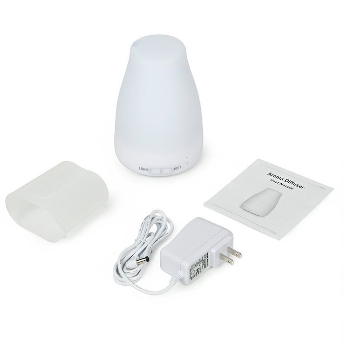 BATTOP Essential Oil Diffuser Aroma Humidifier With Cool LED Lights N7