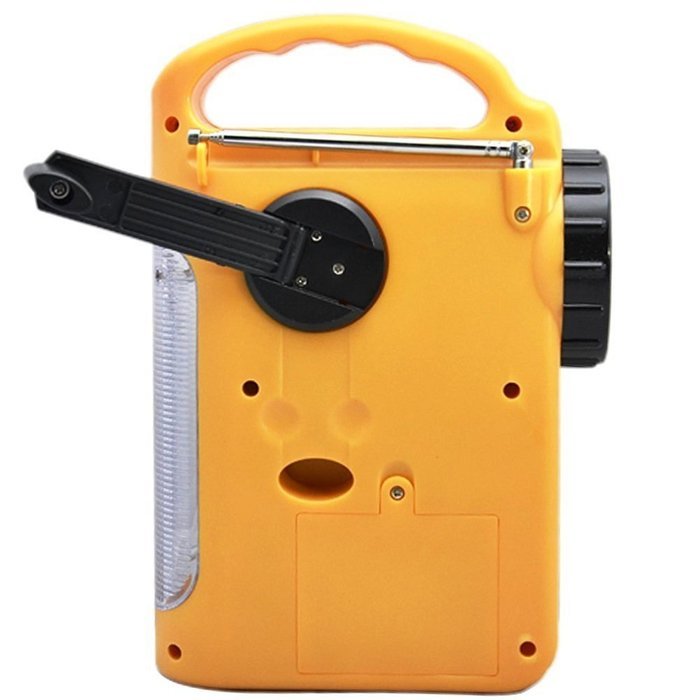 Emergency AM/FM NOAA Radio, Cell Phone Charger, LED Flashlight, LED Lantern, Siren, Rechargeable Batteries, Hand...