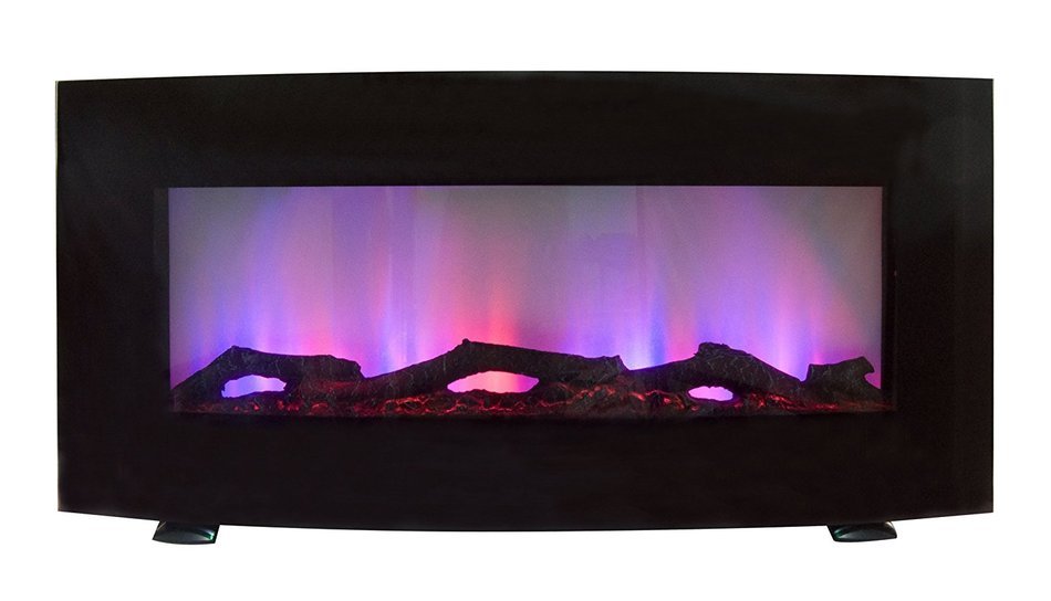Estate Design Lincoln 34-Inch Curved Front Wall Fire Place