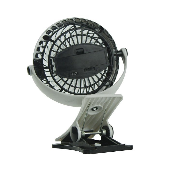 Portable Small Fan with Rechargeable Battery Compact Size Stroller Fan with Clip On Feature Good Fan for Camping... N18