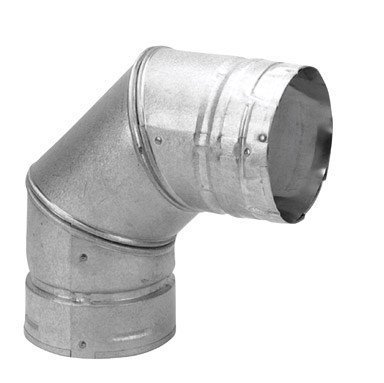 Simpson Duravent Pellet Stove Vent Elbow Insulated 4 " Double Wall 90 Deg.