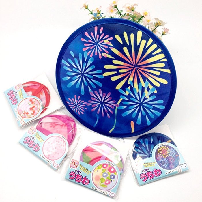 COCOTINA 1Pc Japanese Style Foldable Beautiful Pattern Handheld Folding Fans Random Delivery N4