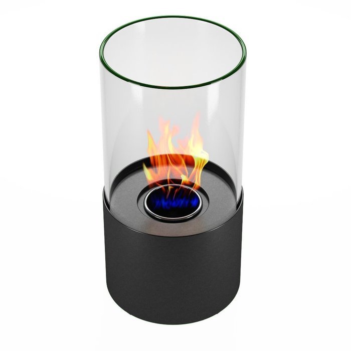 Moda Flame Lit Table Top Firepit Bio-ethanol Fireplace in Stainless Steel N5