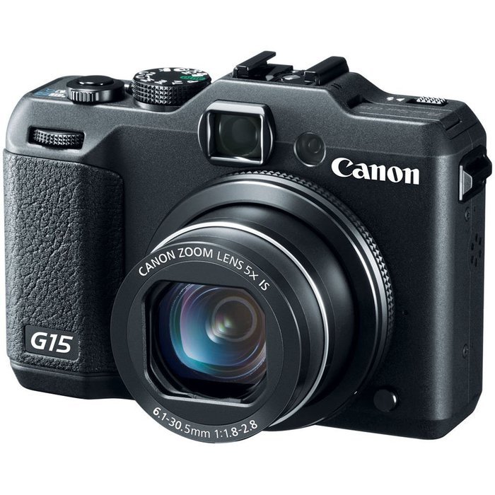 Canon PowerShot G15 12MP Digital Camera with 3-Inch LCD (Black) (OLD MODEL) N3
