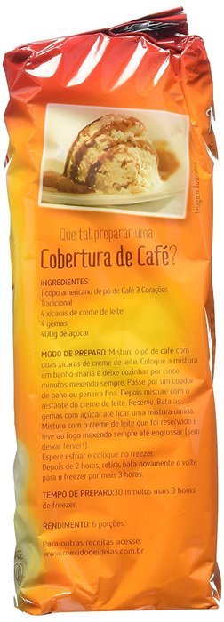 3 Cora&ccedil;&otilde;es Traditional Coffee 500 Grams N4