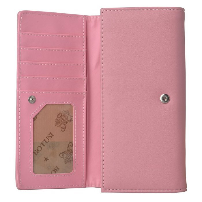 Spritech(TM) Women Girl PU Leather Clutch Wallet Credit Card Holder Zip Phone Handbag N12