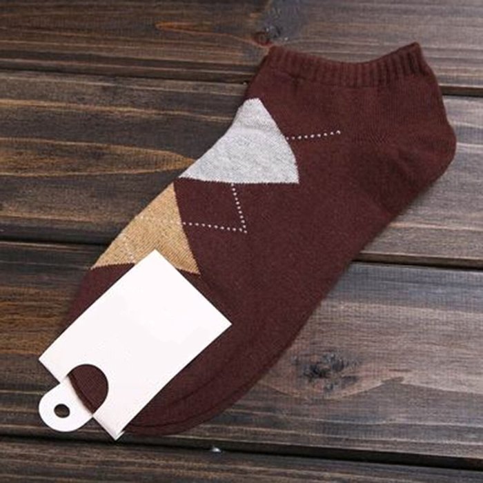 KAKA(TM) Men's Casual Short Cotton Socks Three Pairs Mix Color Shipping N4