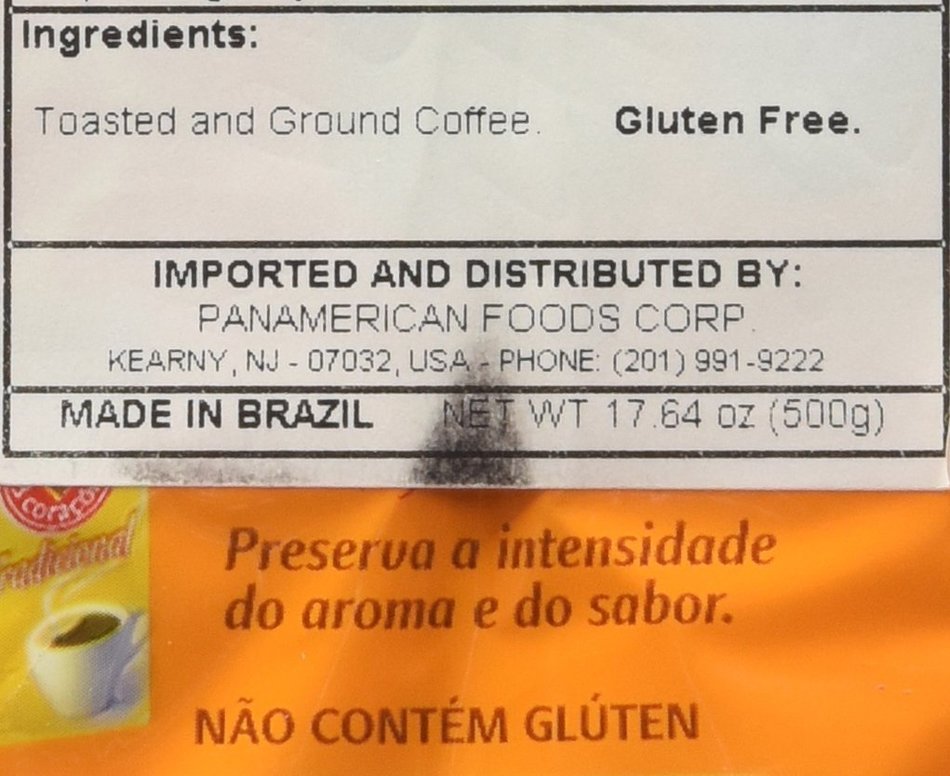 3 Cora&ccedil;&otilde;es Traditional Coffee 500 Grams N6