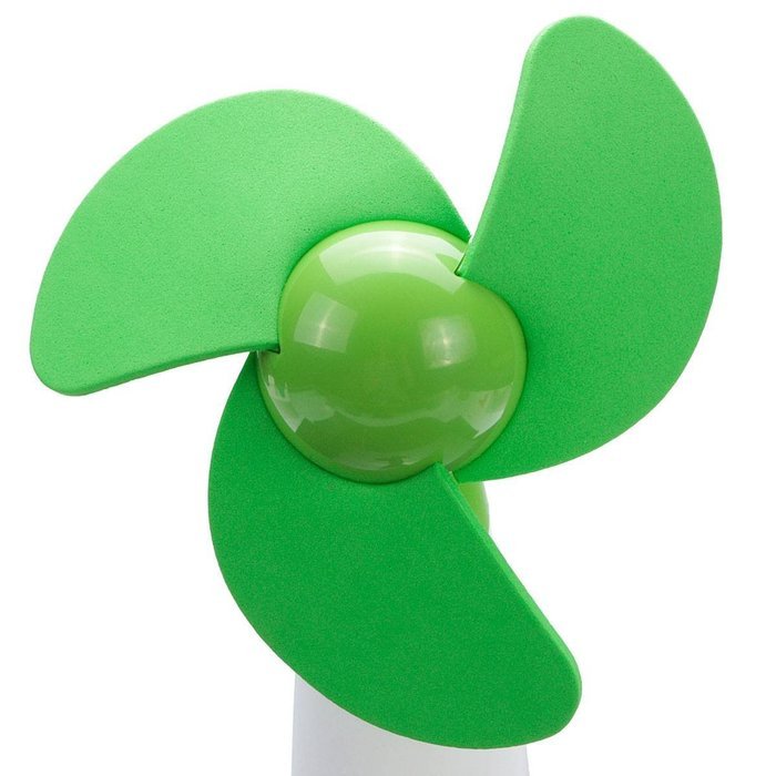 KINGSO Portable Personal Handheld Battery Operated Blower Cooler Mini Fan Green N8