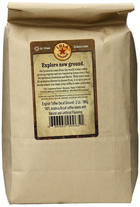 English Toffee, Ground, Decaf, 2 Pound
