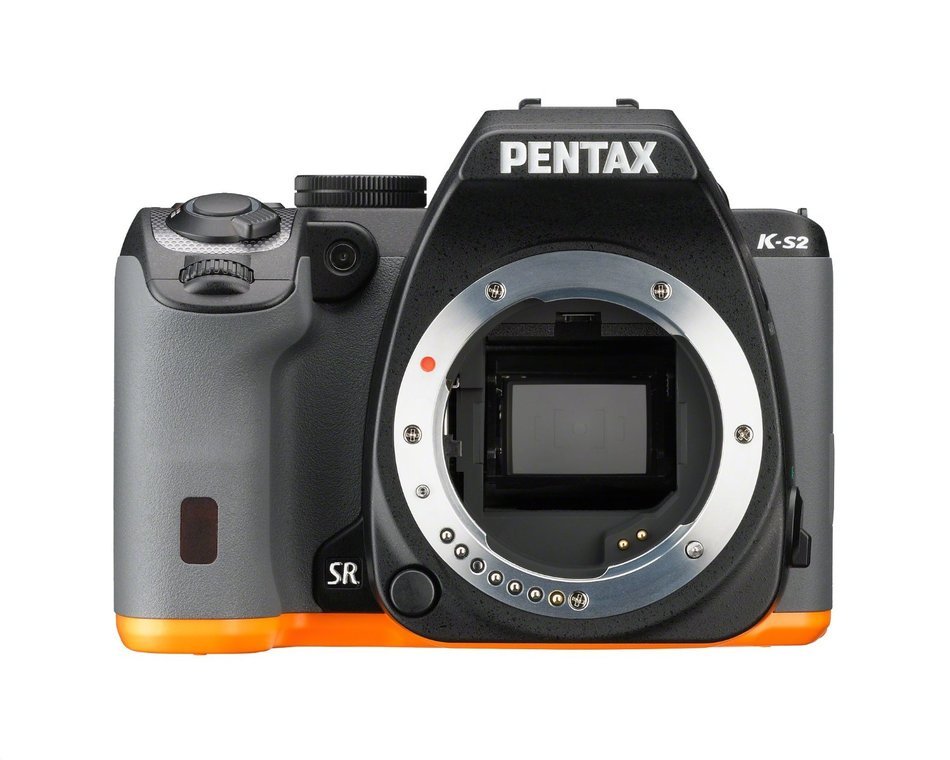 Pentax K-S2 20MP Wi-Fi Enabled Weatherized SLR Body Only (Black/Orange) N3