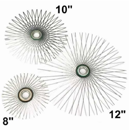 Wohler Usa #1284 10 Inch Flat Star Wire Brush For Viper For 8 Inch Flue
