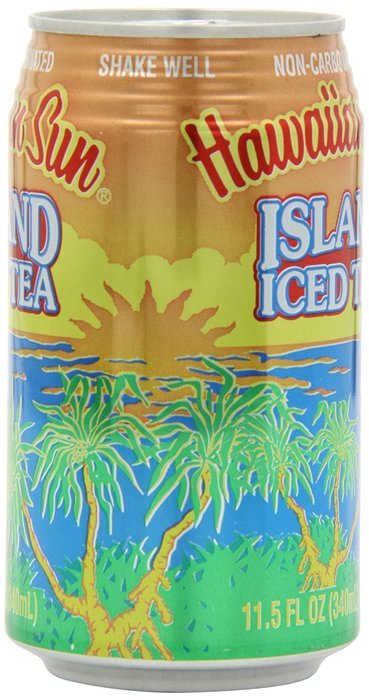 Hawaiian Sun Island Ice Tea, 11.5-Ounce (Pack of 24) N3