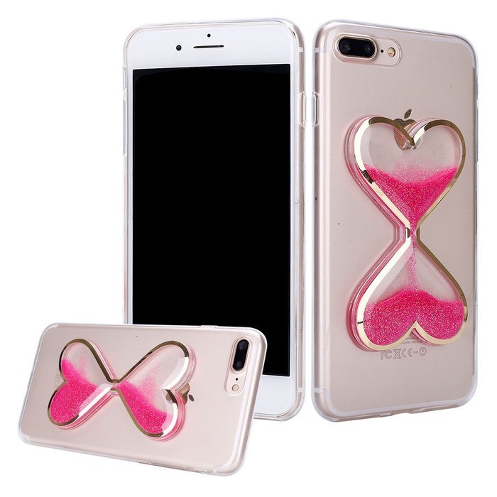 iPhone 7 Plus Case,Phezen Bling Glitter Soft Gel Clear TPU Case for iPhone 7 Plus,Glow in the Dark Luminous Heart... N36