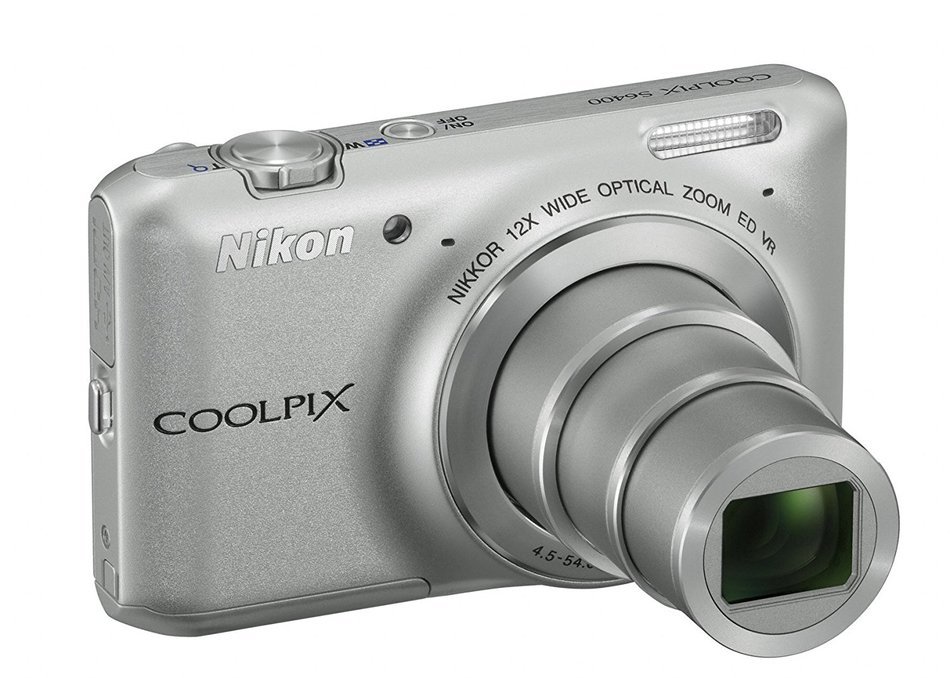 Nikon COOLPIX S6400 16 MP Digital Camera with 12x Optical Zoom and 3-inch LCD (Silver) (OLD MODEL)