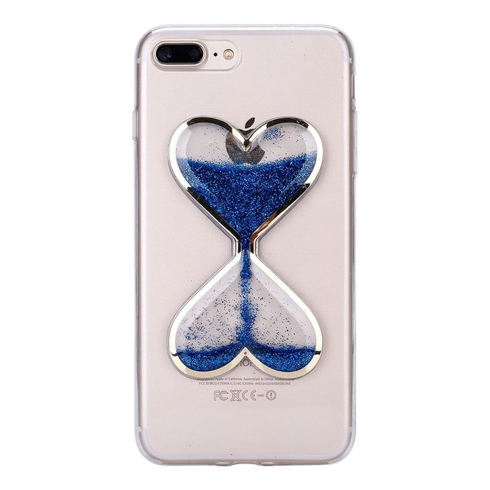 iPhone 7 Plus Case,Phezen Bling Glitter Soft Gel Clear TPU Case for iPhone 7 Plus,Glow in the Dark Luminous Heart... N41
