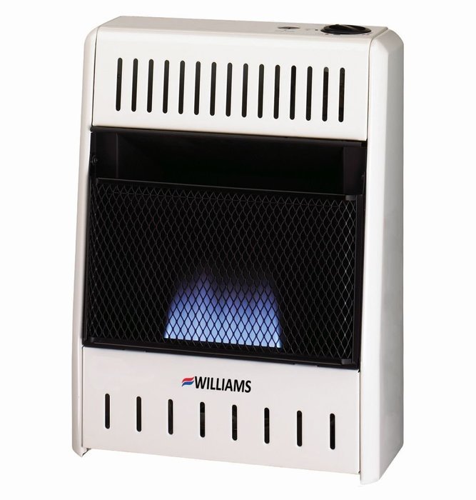 Williams 10,000 BTU Ventfree Natural Gas and Propane Heater with Thermostat