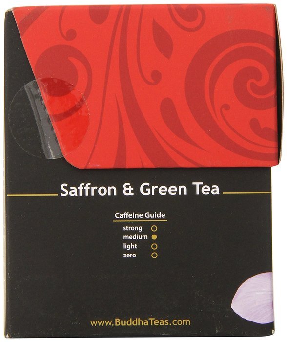 Buddha Teas Saffron & Green Tea, 18 Count N5
