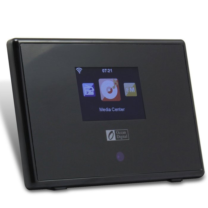 Ocean Digital Internet radio IRT01C WiFi WLAN Wireless Adapter Tuner Receiver with Bluetooth Connection Desktop...