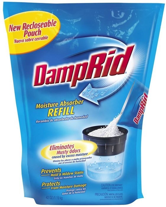 DampRid FG30K Moisture Absorber Refill, 42-Ounce