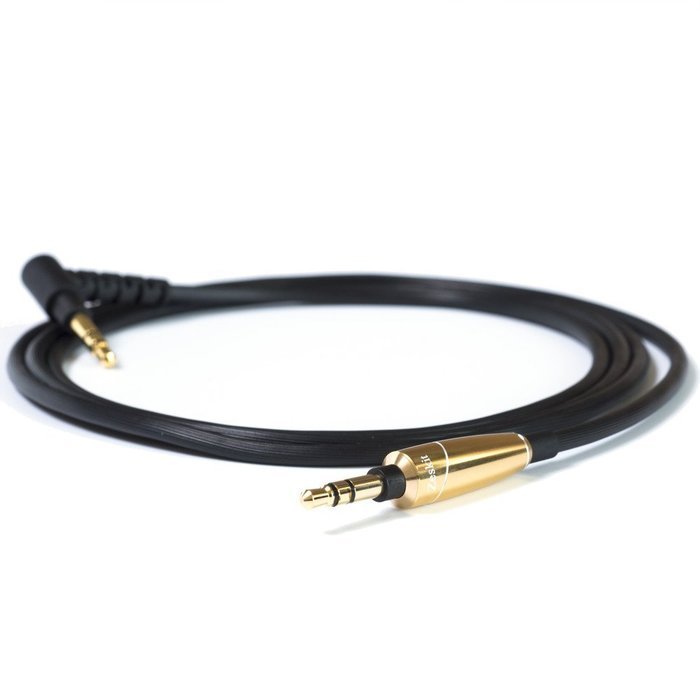 Zeskit Headphones Cable - Silver Plated Copper Conductor, 3.5mm Stereo Audio Jack, Tangle Free Cord (4 feet, Dark...