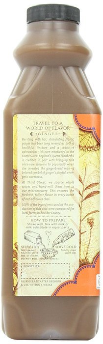 Third Street Chai, Authentic Chai, 32-Ounce Plastic Bottles (Pack of 6) N18