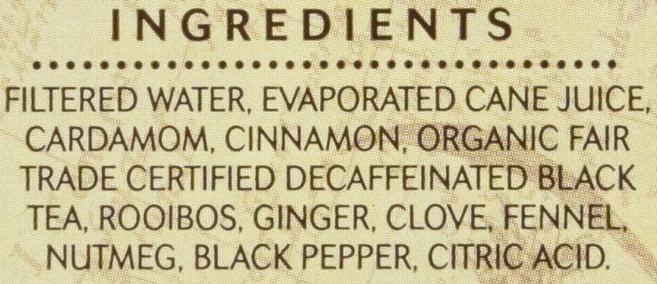 Third Street Chai, Authentic Chai, 32-Ounce Plastic Bottles (Pack of 6) N19