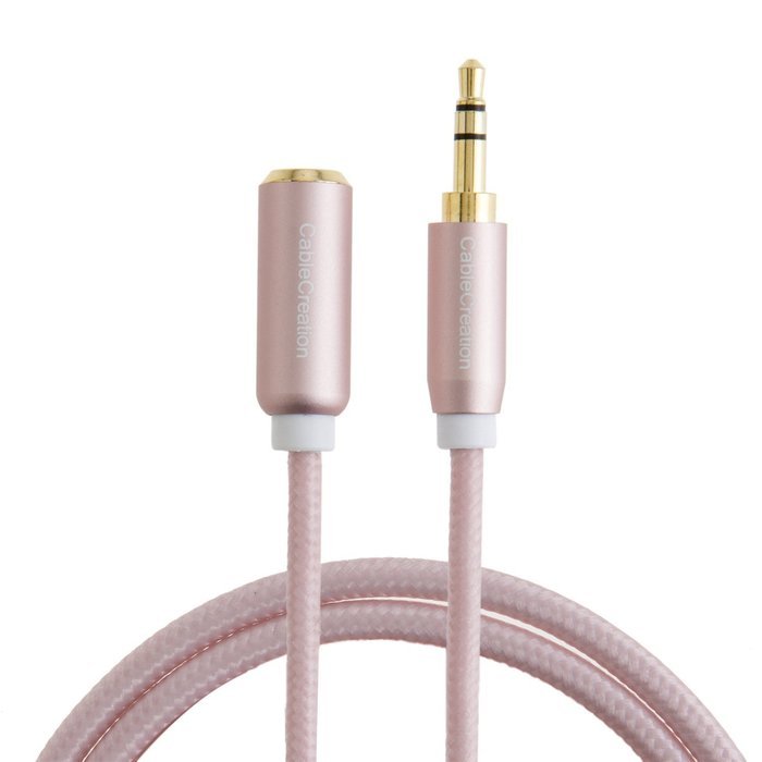 CableCreation 3.3-Feet 3.5mm Braided audio cable, Male to Male Stereo Aux Cable with Premium Metal, for Smartphones... N8
