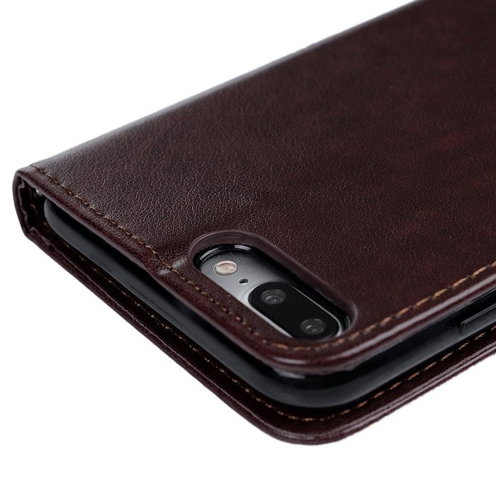 iPhone 7 Plus Case (5.5 inch) - Wallet Flip Folio Stand Case Embossed Flower Tree PU Leather Case Shockproof Soft... N60