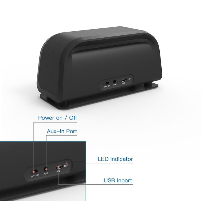 Poweradd Bluetooth Speaker Portable Wireless Speaker with Touch Control, NFC Function and Dual Powerful Stereo... N8